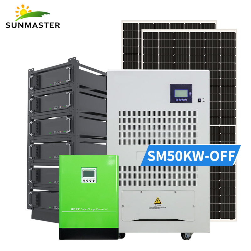 50 kW off-grid zonnestelsel