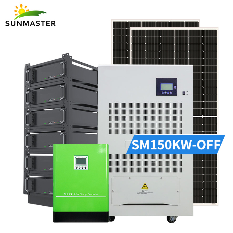 150 kW off-grid zonnestelsel